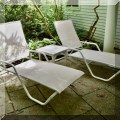 L02. Outdoor lounge chairs. 